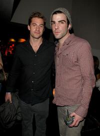 Scott Speedman and Zachary Quinto at the Global Green USA's 6th Annual pre-Oscar party.