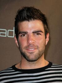 Zachary Quinto at the decadestwo grand re-opening celebration.