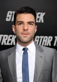 Zachary Quinto at the premiere of "Star Trek."