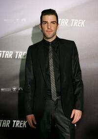 Zachary Quinto at the world premiere of "Star Trek."