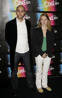 Sophie Quinton and Guest at the opening night of Paris Cinema Festival 2007.