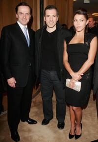 Stanislas De Quercize, Bruno Putzulu and Emma De Caunes at the inauguration of the renovated Van Cleef And Arpels Salon.