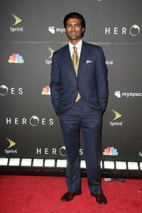 Sendhil Ramamurthy at the premiere of "Heroes."