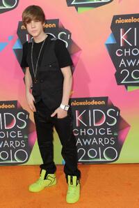 Justin Bieber at the Nickelodeon's 23rd Annual Kids' Choice Awards.