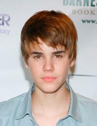 Justin Bieber at the promotion of his new book "First Step 2 Forever."