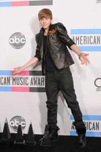 Justin Bieber at the 2010 American Music Awards.