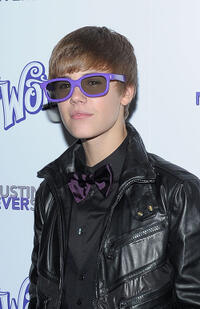 Justin Bieber at the New York premiere of "Justin Bieber: Never Say Never."