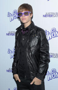 Justin Bieber at the New York premiere of "Justin Bieber: Never Say Never."