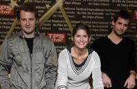 Jocelyn Quivrin, Alice Taglioni and Guest at the photocall of "Acteur" during the 10th comedian Film Festival.