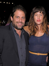 Brett Ratner and Paz De La Huerta at the Z Spoke by Zac Posen Spring 2011 fashion show during the Mercedes-Benz Fashion Week.