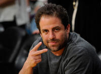 Brett Ratner at the Western Conference Semifinals in the 2011 NBA Playoffs in California.