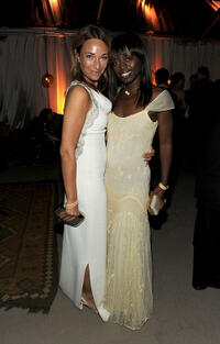 Celine Rattray and Dee Poku at the after party of Relativity Media and The Weinstein Company's 2011 Golden Globe Awards.