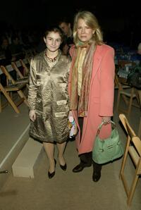 Candice Bergen and daughter at the Cynthia Rowley Fall 2004 fashion show during Olympus Fashion Week.