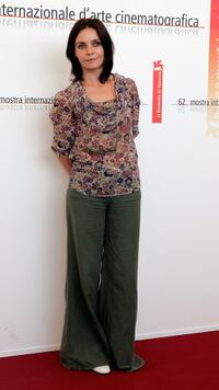 Galatea Ranzi at the photocall of "The Fine Art of Love - Mine Ha Ha" during the first day of the 62nd Venice Film Festival.