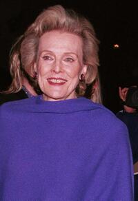 Frances Bergen at the Gregory Peck Readings Gala.
