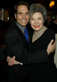 Polly Bergen and Richard Alfieri at the after-party for broadway comedy "Six Dance Lessons In Six Weeks".