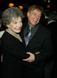 Polly Bergen and Mark Hamill at the after-party for broadway comedy "Six Dance Lessons In Six Weeks".