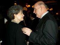 Polly Bergen and Peter Boyle at the after-party for broadway comedy "Six Dance Lessons In Six Weeks".