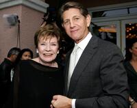 Polly Bergen and Peter Coyote at the celebration honoring Geena Davis as this year's Hollywood Hero.