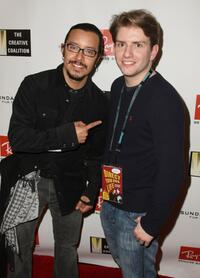 Efren Ramirez and Chris Barrett at the Ray Ban Visionary Awards Gala during the 2009 Sundance Film Festival.