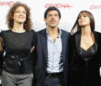 Kseniya Rappoport, Pierfrancesco Favino and Monica Bellucci at the photocall of "L'Uomo Che Ama" during the Rome International Film Festival.