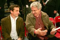 Harold Ramis and Steve Carell at the 2007 NBA All Star Game.
