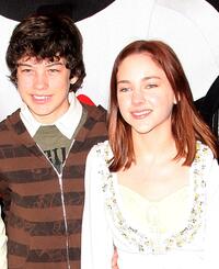 Graham Phillips and Haley Ramm at the UK premiere of "Ben 10: Race Against Time."
