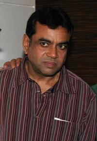 Paresh Rawal at the party in honour of the crew of Kanchivaram in Mumbai.