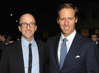 Jim Rash and writer Nat Faxon at the California premiere of "The Descendants."