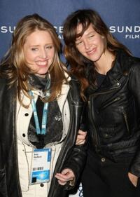 Amy Redford and Paz de la Huerta at the premiere of "The Guitar."