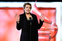 Lynn Redgrave at the 49th Annual Grammy Awards.