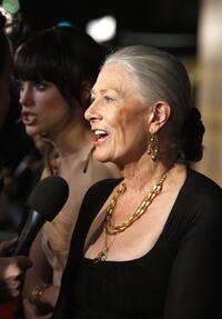 Vanessa Redgrave at the Premiere of "Atonement" at the Academy of Motion Picture Arts and Sciences.
