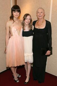 Keira Knightley, Saoirse Ronan and Vanessa Redgrave at the premiere of "Atonement."