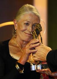 Vanessa Redgrave at the German entertainment awards' ceremony.