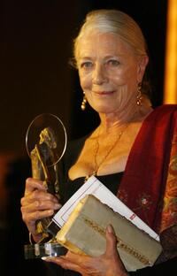 Vanessa Redgrave at the German entertainment awards' ceremony.