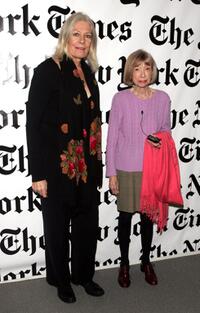 Vanessa Redgrave and Joan Didion at the Cuny Graduate Center.