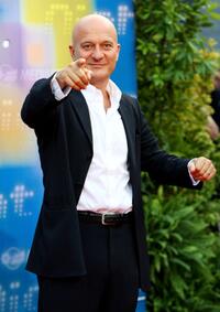 Claudio Bisio at the Mediaset TV programming presentation.