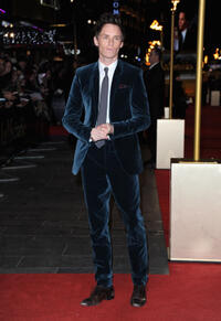 Eddie Redmayne at the world premiere of "Les Miserables" in London.