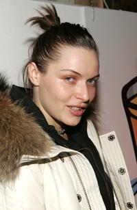 Rie Rasmussen at the Airborne Lounge during the 2007 Sundance Film Festival.
