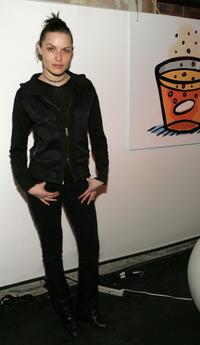 Rie Rasmussen at the Airborne Lounge during the 2007 Sundance Film Festival.
