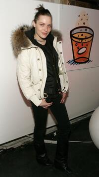 Rie Rasmussen at the Airborne Lounge during the 2007 Sundance Film Festival.