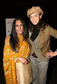 Deepa Mehta and Lisa Ray at the after party of the screening of "Water" during the Indian Film Festival.