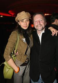 Lisa Ray and David Hamilton at the after party of the screening of "Water" during the Indian Film Festival.