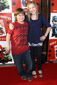 Conner Rayburn and Billy Bruno at the DVD release party and charity concert event for "Alvin and the Chipmunks."