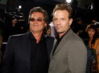 Michael Biehn and Kurt Russell at the Los Angeles premiere of "Grindhouse".