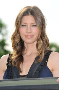 Jessica Biel at the photocall of "L'agence Tous Risques."