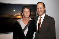 Lou Reed and Robert Chavez at the opening of Lou Reed NY photography exhibit.