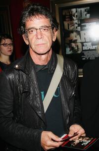 Lou Reed at the New York premiere of "The Departed."