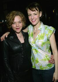 Ana Reeder and Rosemarie DeWitt at the after party of the Opening night of "Small Tragedy."