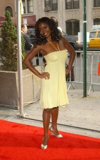 Serena Reeder at the premiere of "Four Brothers."